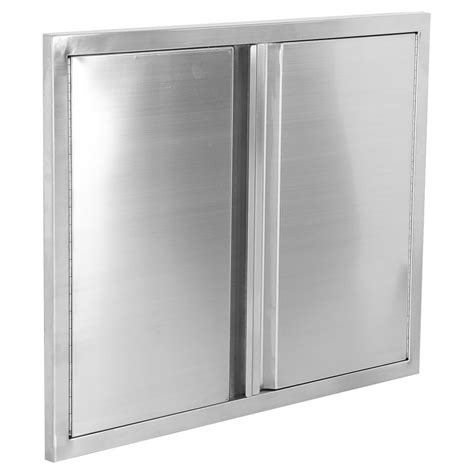 stainless steel bbq cabinet door|outdoor kitchen stainless steel doors.